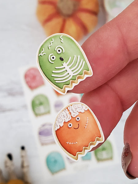 Ghost Cookie Sticker Sheet