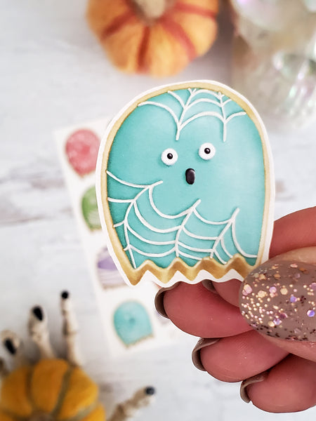 Ghost Cookie Sticker Sheet