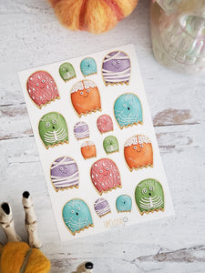 Ghost Cookie Sticker Sheet
